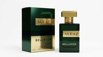 ALEAZ Bellator woody amber Eau de Parfum for men — 50 ml bottle