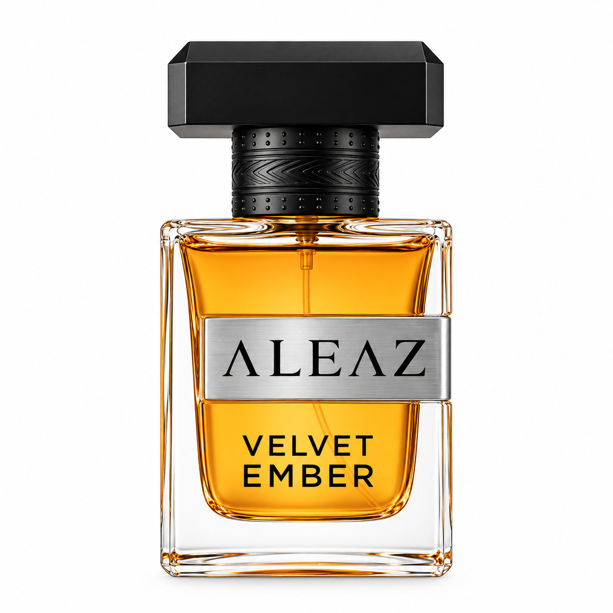 Aleaz Velvet Ember amber oud signature Eau de Parfum — 50 ml bottle