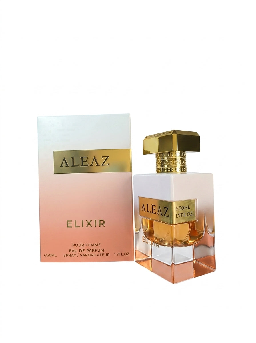 ALEAZ Elixir Pour Femme floral woody Eau de Parfum for women — 50 ml bottle