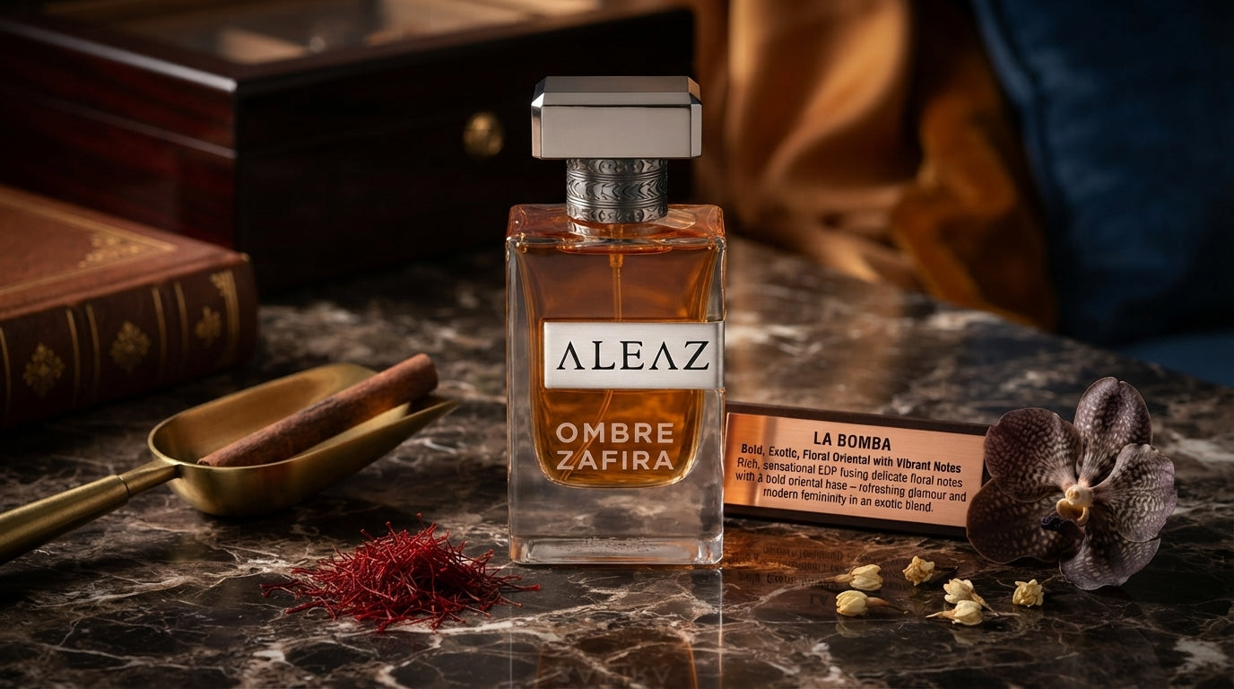 ALEAZ Ombre Zafira floral oriental Eau de Parfum for women — 50 ml bottle