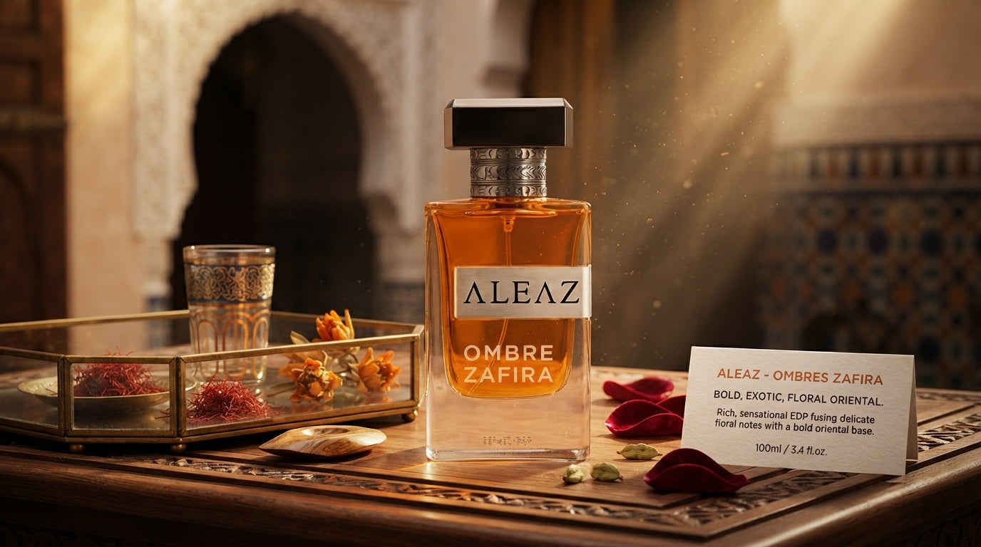 ALEAZ Ombre Zafira floral oriental Eau de Parfum for women — 50 ml bottle