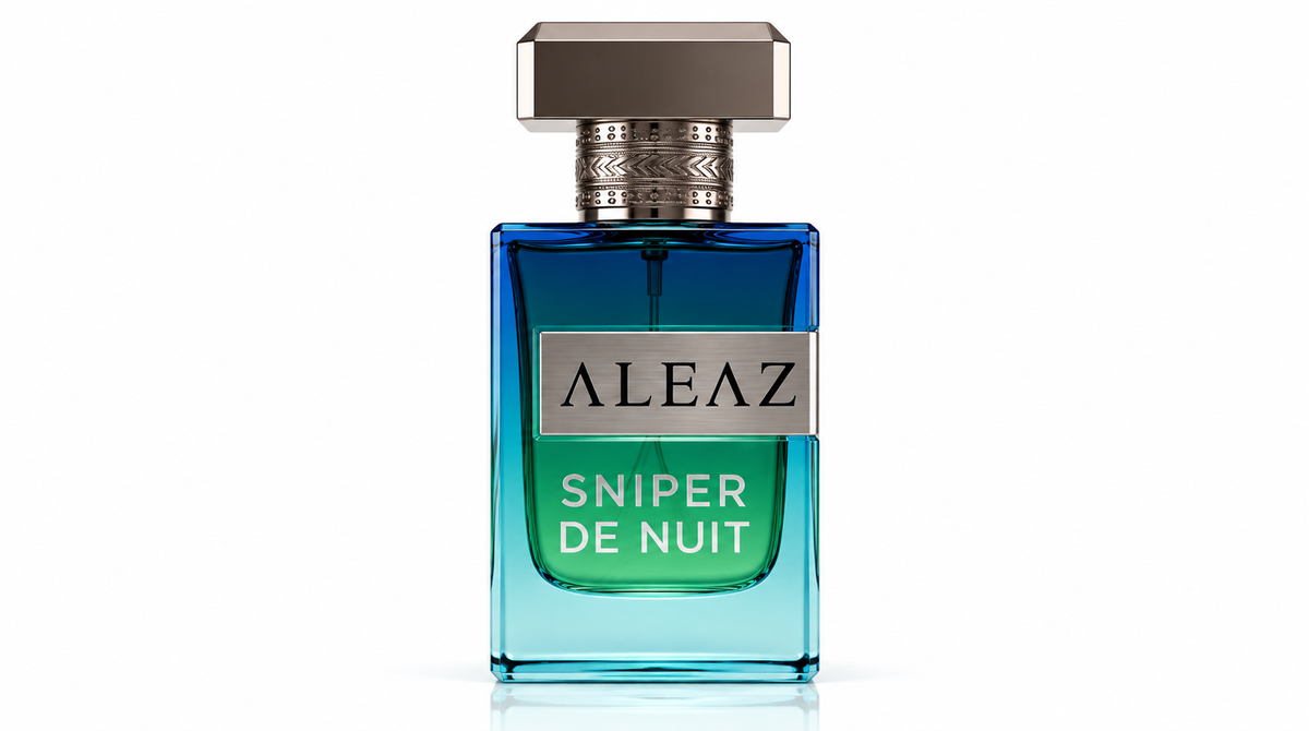 Aleaz Sniper De Nuit woody spiced Eau de Parfum for men — 50 ml bottle