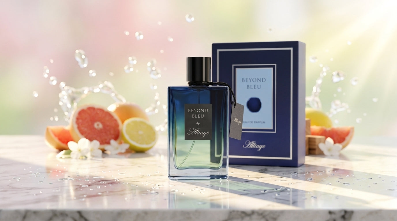 Alliage Beyond Blue fougère woody spiced signature Eau de Parfum — 100 ml bottle