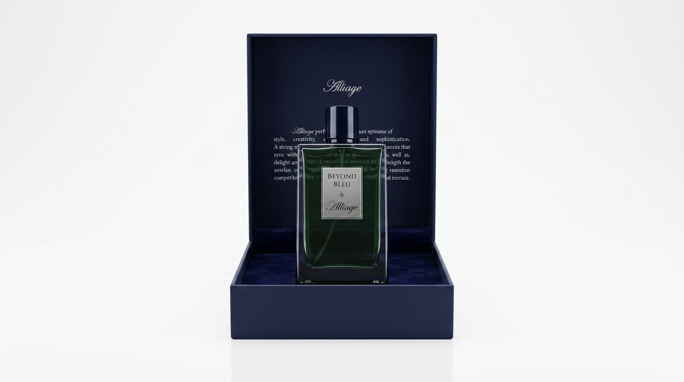 Alliage Beyond Blue fougère woody spiced signature Eau de Parfum — 100 ml bottle