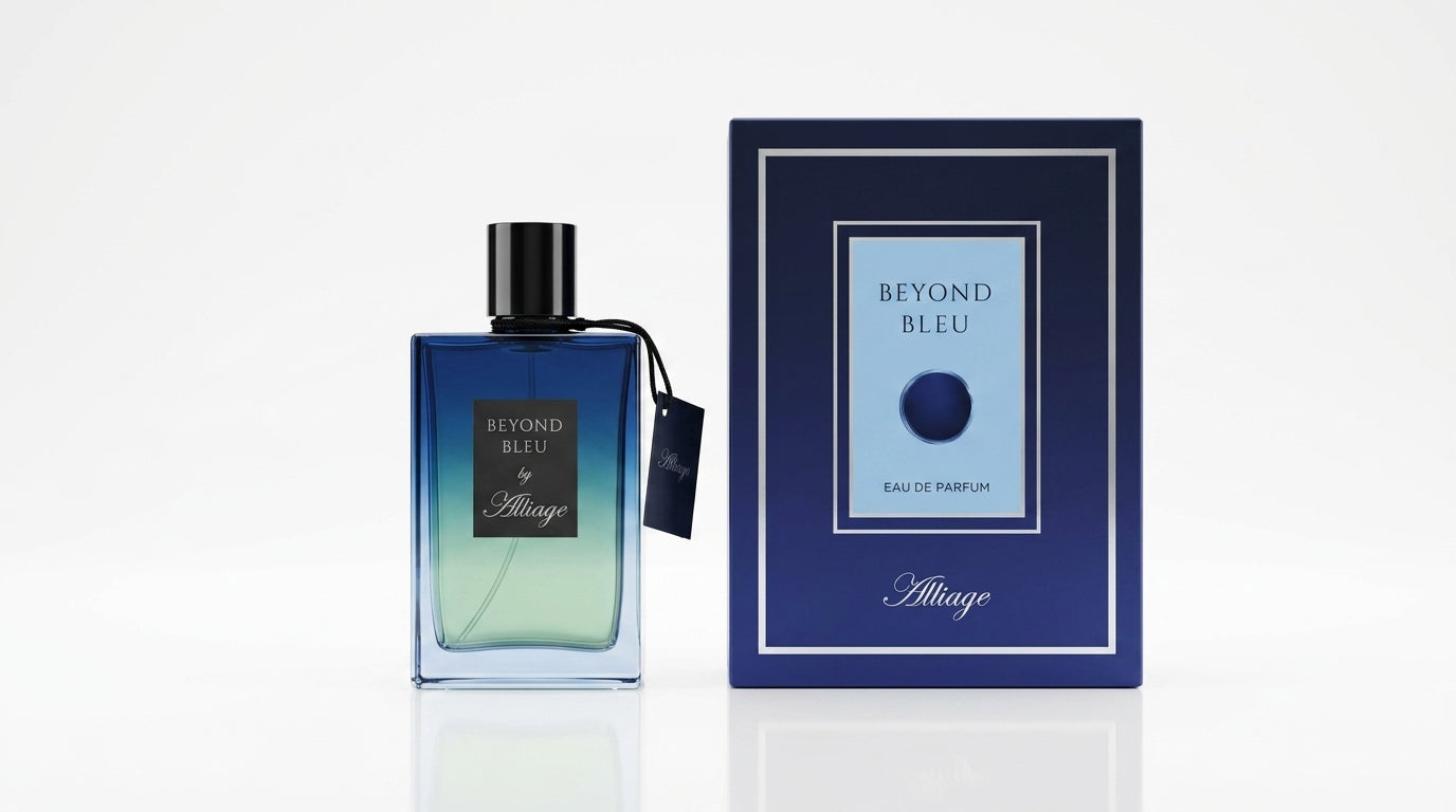 Alliage Beyond Blue fougère woody spiced signature Eau de Parfum — 100 ml bottle