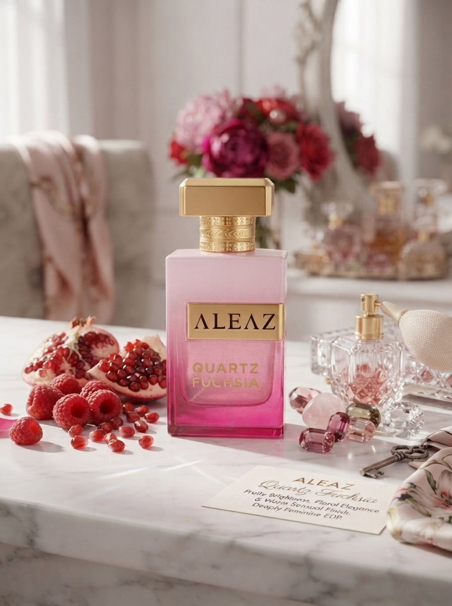 ALEAZ Quartz Fuchsia floral fruity Eau de Parfum for women — 50 ml bottle