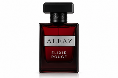 Aleaz Elixir Rouge amber spiced Eau de Parfum for men — 50 ml bottle