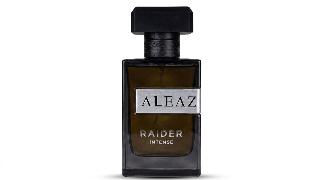 ALEAZ Raider Intense woody oriental Eau de Parfum for men — 50 ml bottle
