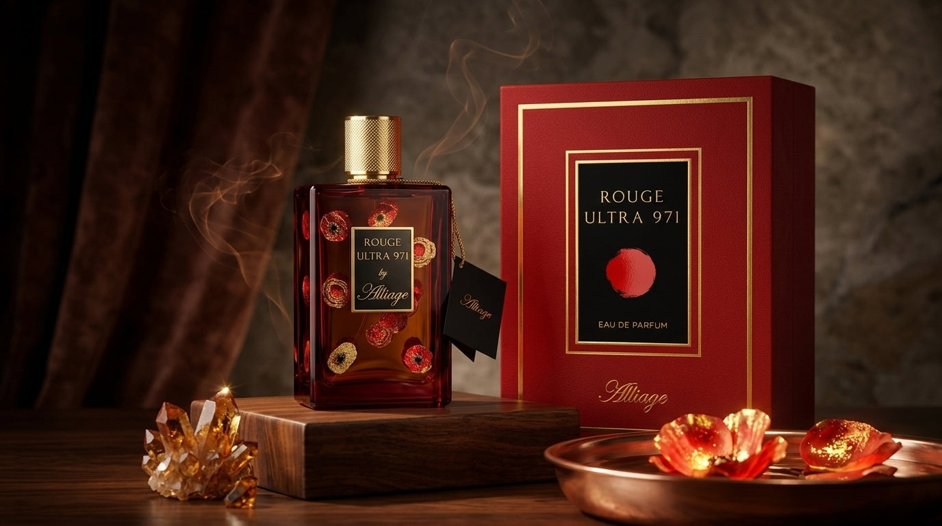 Alliage Rouge Ultra 971 floral amber signature Eau de Parfum — 100 ml bottle