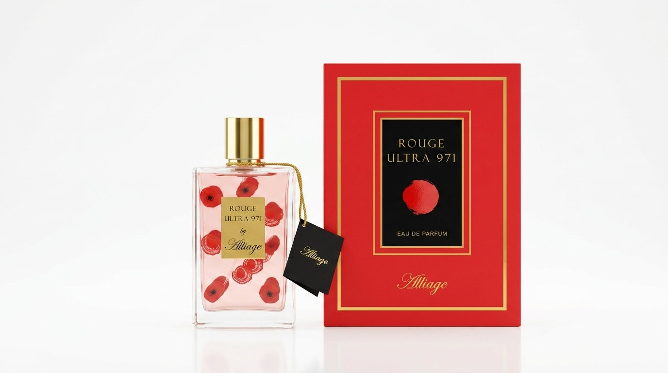 Alliage Rouge Ultra 971 floral amber signature Eau de Parfum — 100 ml bottle