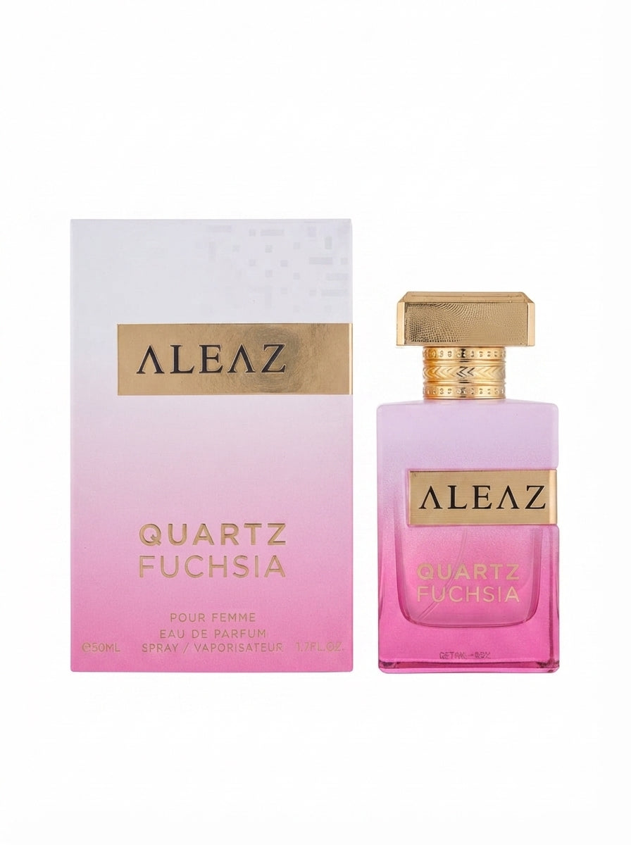 ALEAZ Quartz Fuchsia floral fruity Eau de Parfum for women — 50 ml bottle