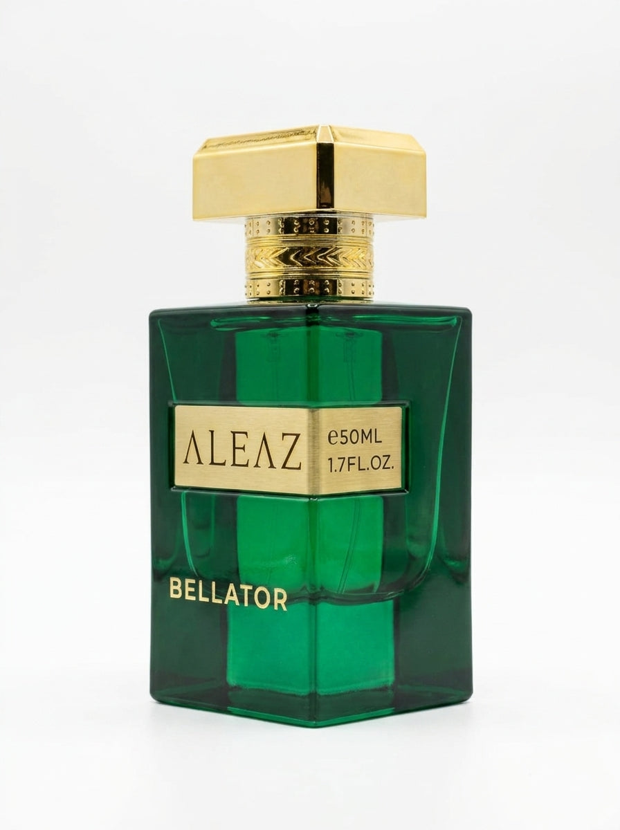 ALEAZ Bellator woody amber Eau de Parfum for men — 50 ml bottle